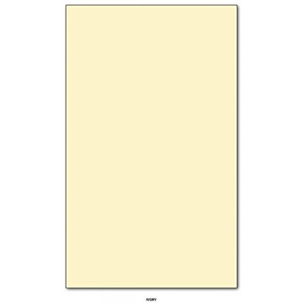 Ivory Color Paper 20lb Size 8.5 X 14 Legal / Menu Size 50 Per Pack