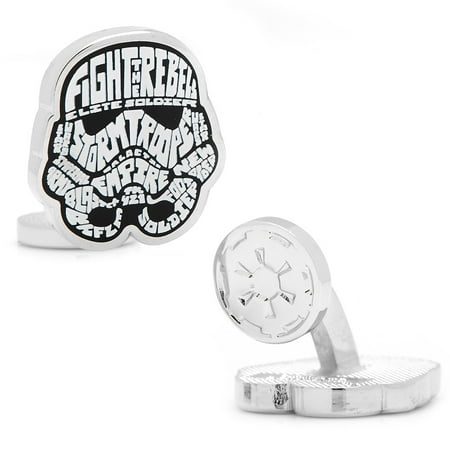 Storm Trooper Typography Cufflinks