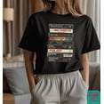thumbnail image 2 of Vintage Rock Cassettes T-Shirt: 70s-80s Music Band Tee, 2 of 4