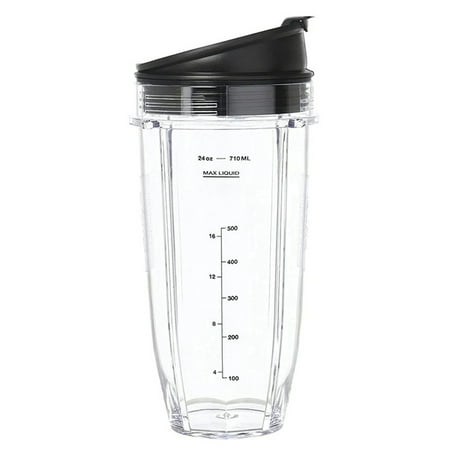 

Blender Cup Replacement for Nutri Ninja Blender Cup Blender Replacement Parts Blender Parts (24 Oz/710 Ml)