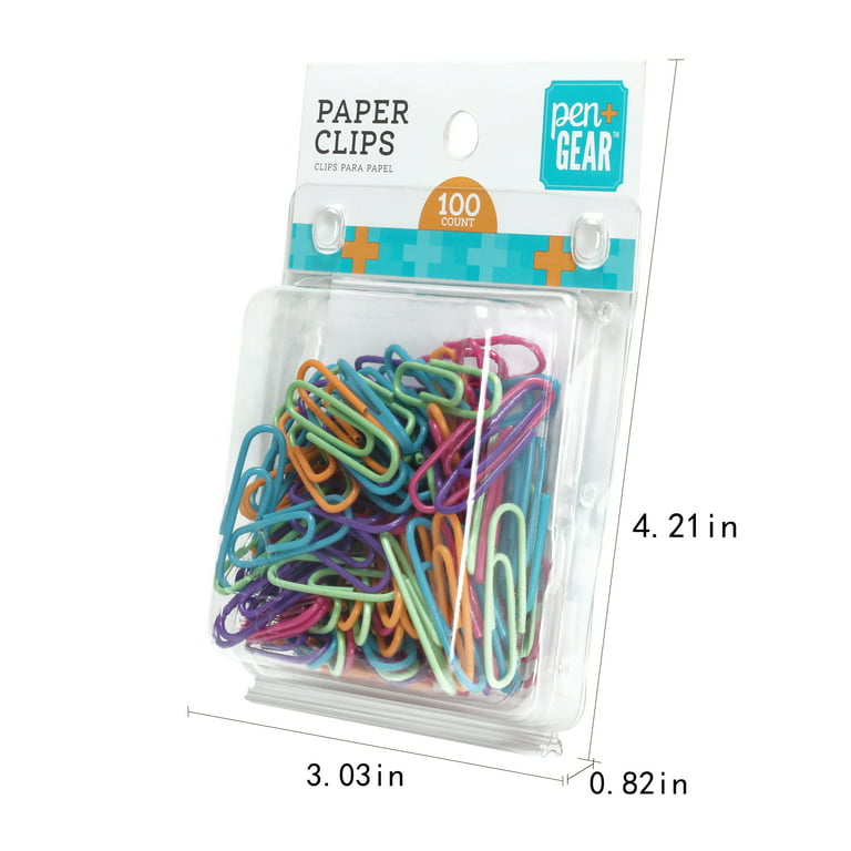 1 Inch Assorted Color Mini Paper Clip Holder,color Coated Paper Clips