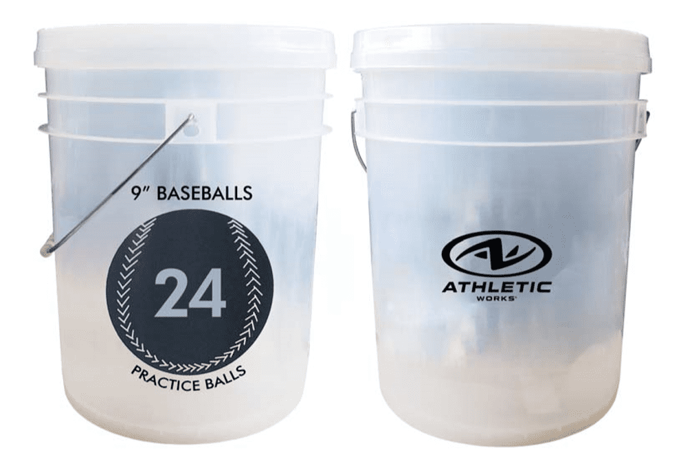 (24 Pack) Athletic Works Bucket of Baseballs
