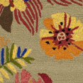 thumbnail image 3 of SAFAVIEH Four Seasons Caelan Novelty Flowers Area Rug, Light Olive/Green, 2'4" x 4', 3 of 4