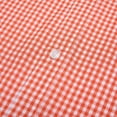 thumbnail image 6 of Bienzoe Boy's Cotton Plaid Button Down Short Sleeve Shirt Orange/White 11/12, 6 of 8