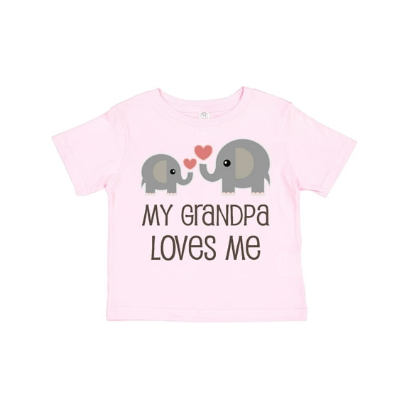 Inktastic My Grandpa Loves Me Boys or Girls Toddler T-Shirt