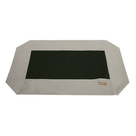 UPC: 0655199637201 | K&H Pet Products Original Pet Cot Replacement Cover (Cot Sold Separately) Taupe/Black Medium 25 X 32 Inches