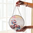 thumbnail image 2 of Vintage Patriotic Great Dane 4th of July Independence Memorial Day Stained Glass Suncatcher Danes Dog Lover Gifts Window Hanging Sign Decor - 01006, 2 of 5