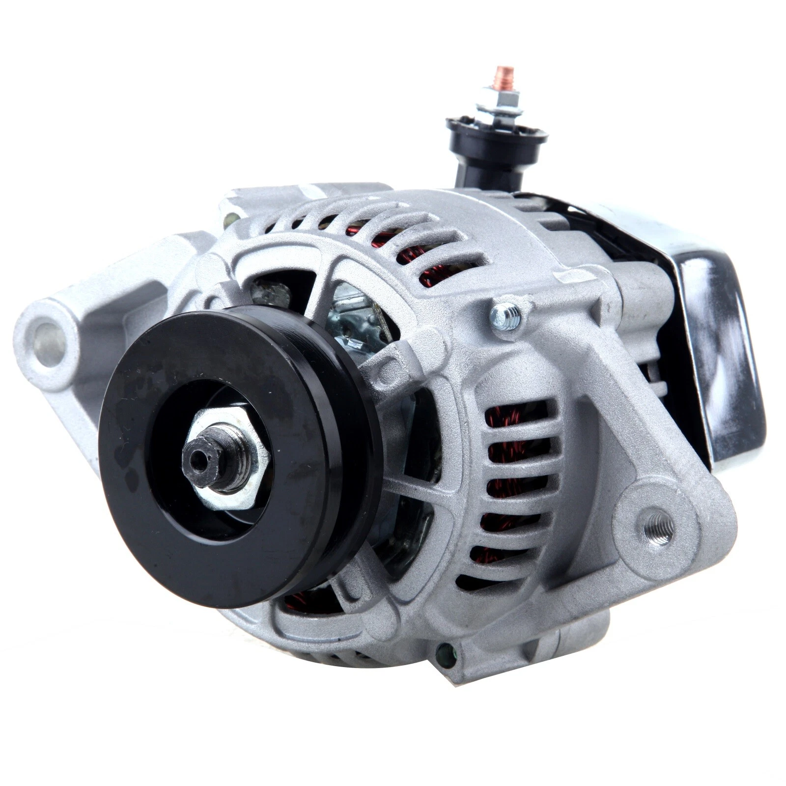 NURATIT Alternator Replacement for Generator Assembly Chevy Mini Denso Street Rod Race 400-52062 12180-SEN