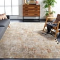 thumbnail image 2 of SAFAVIEH Silverado Orlando Abstract Polyester Area Rug, Ivory/Gold, 9' x 12', 2 of 8