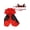 Red, variant on Pet Devil Halloween Costume Set Reversible Satin Cape Cloak with Glitter Devil Horn Headband Funny Cosplay Dress-Up Outfit for Cats Small & Medium Dogs