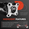 thumbnail image 4 of A-Premium Rear Driveshaft Assembly Compatible with Toyota Sienna 2005-2010 V6 3.3L 3.5L AWD, 4 of 9