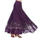 thumbnail image 1 of Falda de baile flamenco con lentejuelas full swing falda de malla vals traje púrpura Sunnimix vestido de la falda de la danza de salón, 1 of 8