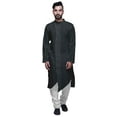 thumbnail image 1 of Atasi Long Button Down Kurta For Boys Solid Festive Clothing Ethnic Mens Wear, 1 of 5