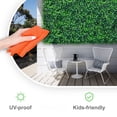 thumbnail image 5 of 12PCS Artificial Boxwood Panels, Boxwood Hedge Wall Panels,Artificial Grass Backdrop Wall 1.6\",Privacy Hedge Screen UV Protected for Outdoor Indoor Garden Fence Backyard, 20x20inch, 5 of 9