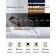 thumbnail image 5 of Orange Navy Blue Striped Blackout Curtains, Light Blocking Print Window Curtains, Gradient Horizontal Lines Thermal Insulated Window Drapes for Living Room Kitchen Cafe 2 Panels, 84"W x 84"L, 5 of 9