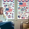 thumbnail image 4 of Under 10 Stickers Independence Day Sticker Electrostatic Window Sticker American Flag Glass Door Decorative Decal, 4 of 7