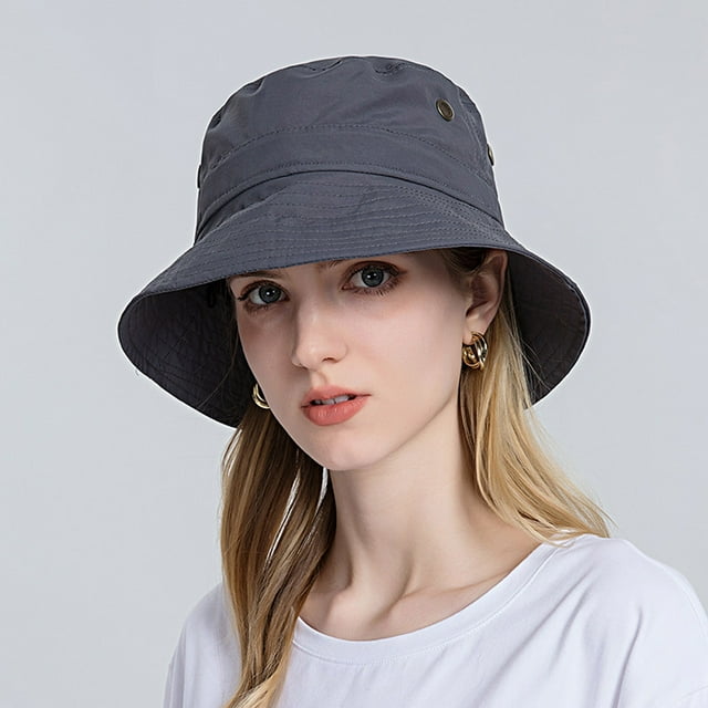 PEIXUN Women Sun Hat Wide Brim Protection Beach Hat Adjustable Bucket Hat Summer Hats