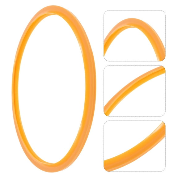 HEALEEP Pressure Cooker Ring 24x9.4in External Diameter Orange Silicone 1Pack