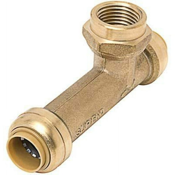 Sharkbite Slip Coupling Tee Low Lead 1/2 "