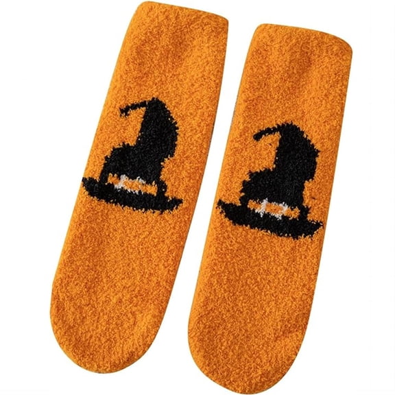 LEKODE Socks for Women Ankle Socks Softball Socks Plus Size Compression Socks for Women Halloween Wide Calf Compression Socks Cozy Socks Halloween Socks Women Socks for Women and Men Orange One Size