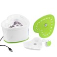 thumbnail image 1 of Fuente de agua automática para gatos, con luces LED y almohadilla, interfaz USB, bebedero para perros en forma de corazón, 1 of 8