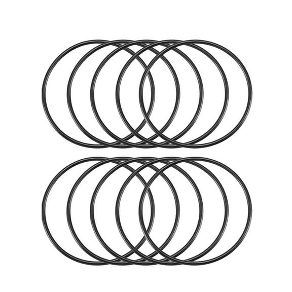 Unique Bargains 10 Pcs 37mm Inside Dia 1.5mm Thick Rubber Oil Sealing O Ring Replacement