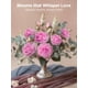 thumbnail image 4 of Flores artificiales InnoGear, 100 unidades, rosas de espuma rosa, para bricolaje, 4 of 7