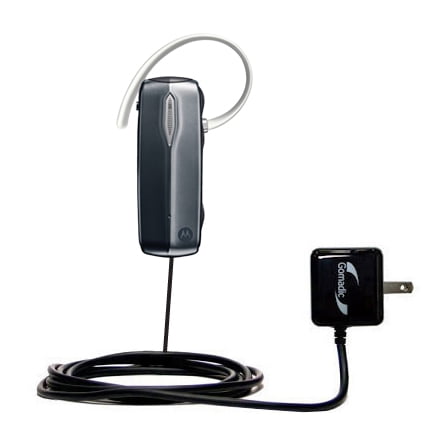 Gomadic Intelligent Compact AC Home Wall Charger suitable for the Motorola CommandOne - High output power with a convenient, foldable plug design - Us