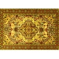 thumbnail image 1 of Ahgly Company Indoor Rectangle Persian Yellow Traditional Area Rugs, 4' x 6', 1 of 4