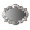thumbnail image 1 of Benzara ETD-EN112839 Miroir Design avec Cadre en Polystone&44; Argent, 1 of 1