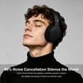 thumbnail image 3 of Srhythm Nicecomfort 35 (2nd Gen) Hybrid Noise Cancelling Headphones,Bluetooth 6.0, 5Microphones with ENC, Transparency, Spatial Audio, 140H Playtime, Low Latency, Custom EQ via App, 3 of 8