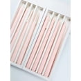 thumbnail image 3 of Taper Candles 10'' Colored Candle Sticks Set of 8 | Rose Scented, Natural Soy Wax | Home Decor Kitchen Decor Wedding Decorations (Baby Pink), 3 of 5