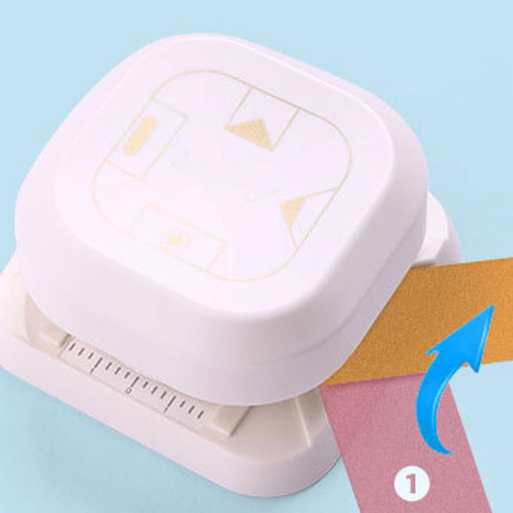 Ywmsfl 4 in 1 Corner Paper Puncher 4 Way Paper Corner Cutter Multifunction Hole Puncher