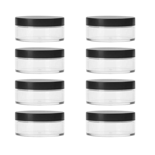 Kit de viaje de maquillaje portátil Powder Puff Case Dele de 50 ml (x8)