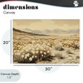 thumbnail image 4 of Stupell Industries Rustic Lodge Desert Wildflowers in Golden Valley Canvas Art, 30 x 20, by Franklyn Gregory, 4 of 8