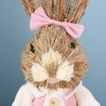 thumbnail image 5 of Desktop Decor,Easter Simulation Bunny Home Garden Bunny Decoration Creative Straw Bunny, 5 of 9