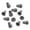Grey, variant on S SERENABLE 10x Bell End Stoppers Cord Ends Stoppers Versatile Decor Supplies Pull Rope Ends Toggle Clips for Paracord Lanyard DIY Crafts Grey
