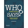 thumbnail image 1 of WHO SAYS?: The Writer's Research, 1 of 1