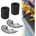 thumbnail image 1 of Gutter mesh, Set of 2, Each 600 x 15 cm, Plastic mesh, 12 m total protection, Black, 1 of 3