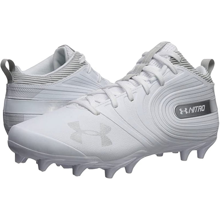 Under Armour White Football/Lacrosse Cleats Mens Size Us 11.5 NEW‎ Under armour White 11.5 US Football Shoes & Cleats for Men  main image 2