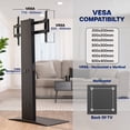 thumbnail image 2 of VIVO Free-Lift TV Stand with Super-Sized Base, Fits 55" to 86" Screens, 2 of 8