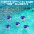 thumbnail image 4 of 5PCS Swimming Pool Floating Chlorine Tablet Dispenser with Thermometer Automatic Pills Box Spa Pool Accessories, 4 of 5