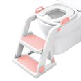 thumbnail image 1 of Asiento de Entrenamiento para Baño BABY JOYCE con Escalones Rosa, 1 of 8