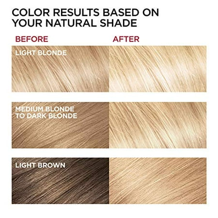 L Oraƒal Paris Superior Preference Fade Defying Shine Permanent Hair Color Lb02 Extra Light Natural Blonde Hair Dye Kit Pack Of 1
