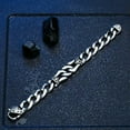 thumbnail image 2 of K-KED Nordic Viking Collection Viking Vintage Personalized Stainless Steel Bracelet-23cm, 2 of 9