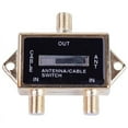 thumbnail image 2 of Monster 140003-00 Tv Antenna Cable Switch, 75 Ohm, Gold card, 2 of 3