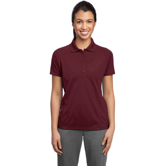 Sport-Tek Ladies Dri-Mesh Pro Polo. L474