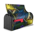 thumbnail image 2 of Daiia Cute Blue Frog Mailbox Cover , Magnetic Welcome Mailbox Wraps Post Letter Box Cover for Garden Yard Home Decor-21x18 in, 2 of 7