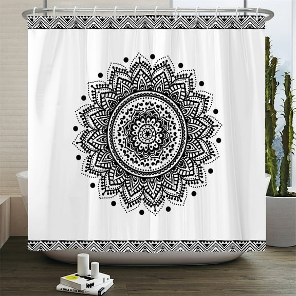 Mandala Shower Curtain 3D Print Bohemian style Bathroom Curtain Frabic Waterproo