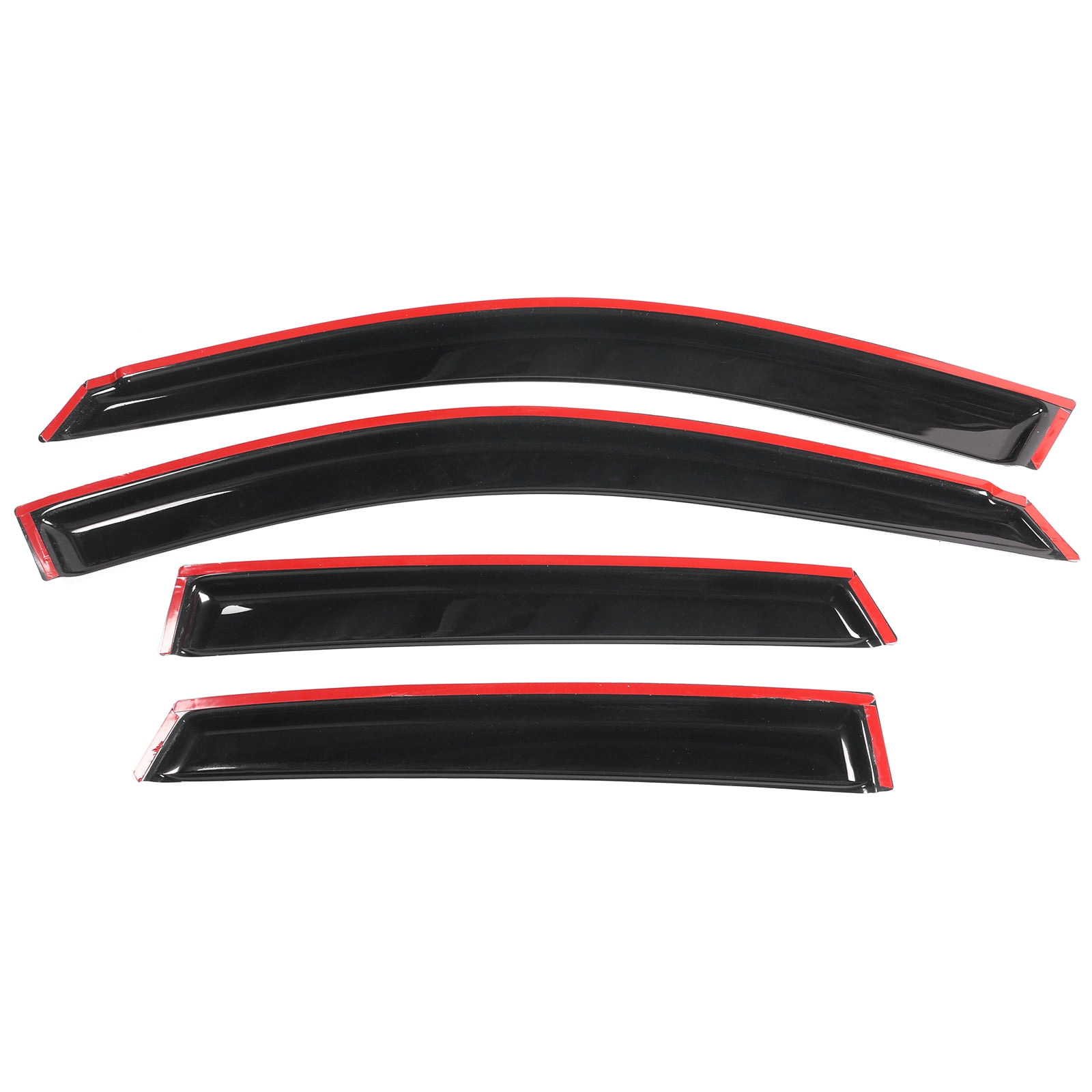 Ikon Motorsports Compatible with 08-11 Subaru Impreza 08-14 WRX STI Acrylic Window Visors Vent Windshield Deflector Rain Guard 4Pc Set Outside Mount 2008 2009 2010 2011 2012 2013 2014